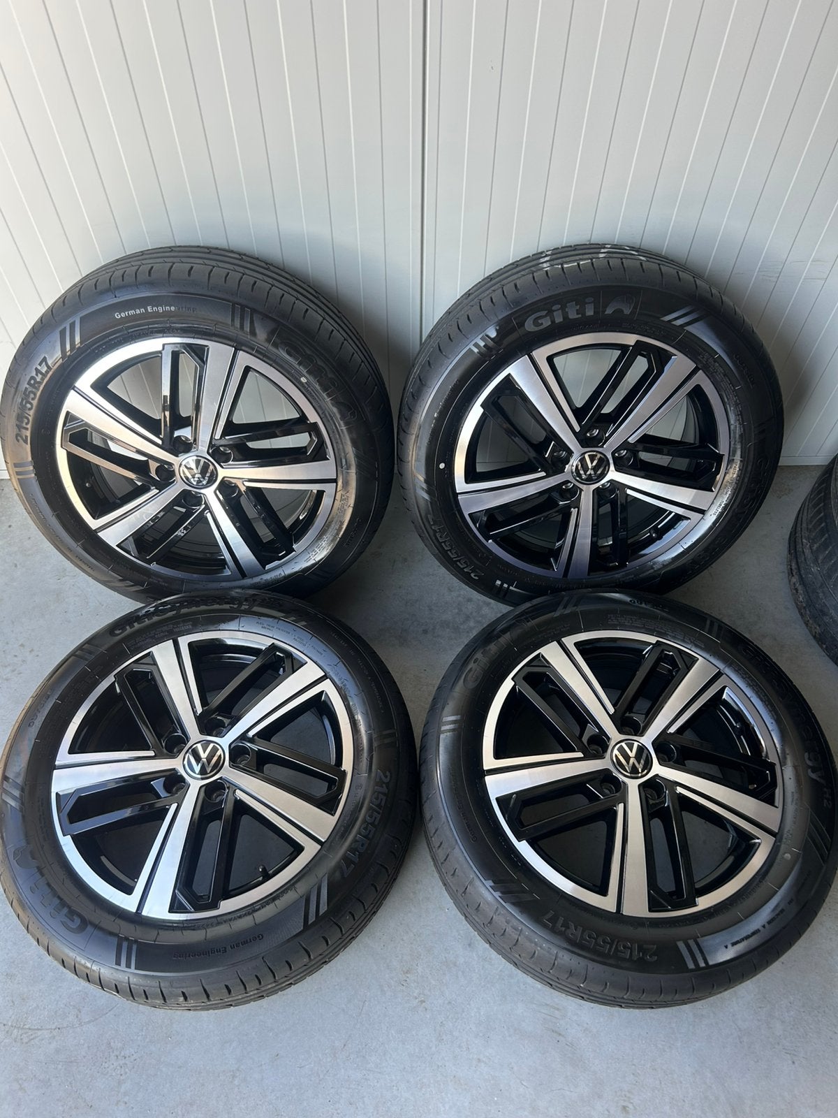 Originele Volkswagen Caddy Colombo 5x112 17 Inch Zomer, 215 mm, Banden en Velgen, 17 inch, Ophalen of Verzenden