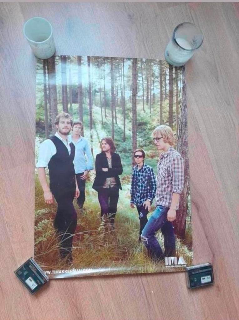 Tim Akkerman poster. Oud zanger Di-rect, Ophalen of Verzenden, A1 t/m A3, Muziek, Rechthoekig Staand