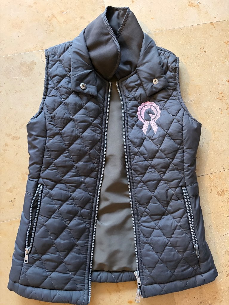 Paarden praat bodywarmer maat s, Kinderen, Ophalen of Verzenden, Zo goed als nieuw, Grijs