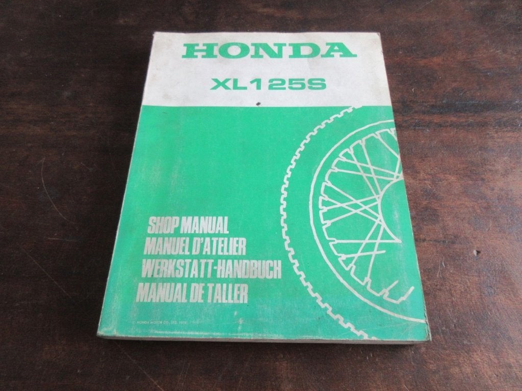 Honda XL125S shop manual werkplaatshandboek, Ophalen of Verzenden, Honda