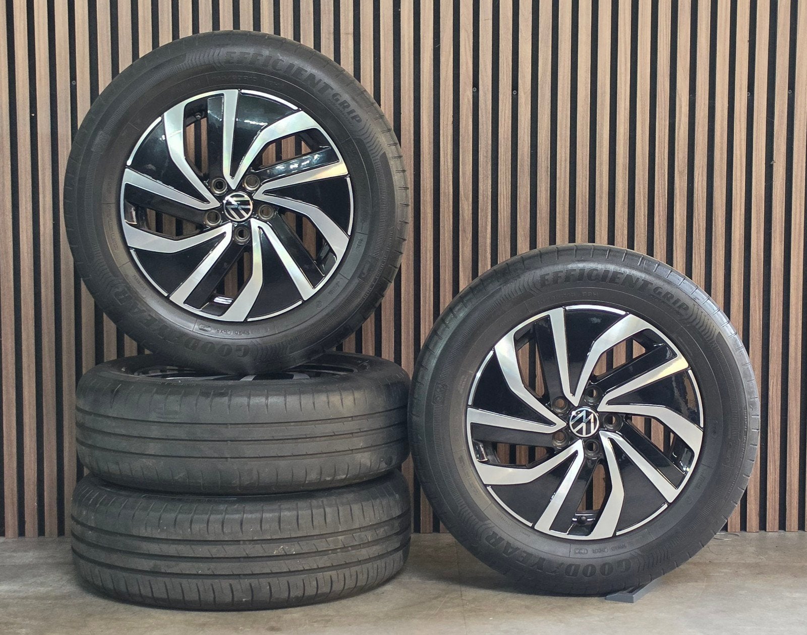 ZGAN 15" Orig Volkswagen Polo velgen+Z9merbanden 5x10, Volkswagen, Gebruikt, 15 inch, Banden en Velgen
