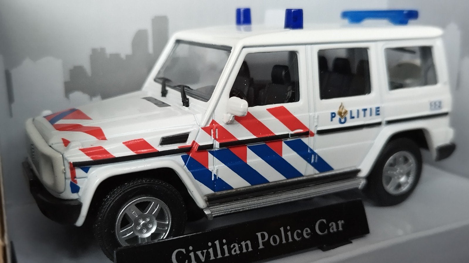 Mercedes Benz G Klasse Politie Nederland 1:43 Newray Pol, Hobby en Vrije tijd, Overige merken, Auto, ., Nieuw