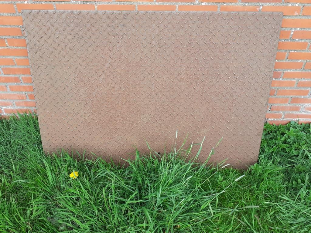stevige / zware metalen plaat 140 x 100 cm x 5mm metaal, Ophalen, IJzer