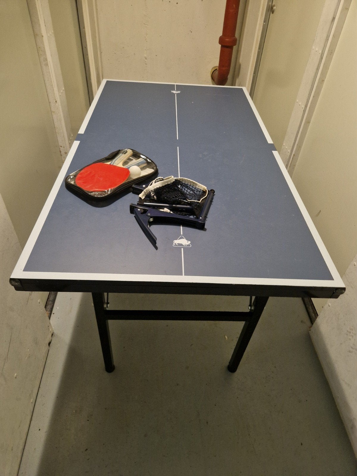 Buffalo Mini Tafeltennistafel - Inklapbaar, Sport en Fitness, Tafeltennis, Ophalen of Verzenden, Gebruikt, Tafel Indoor, Inklapbaar