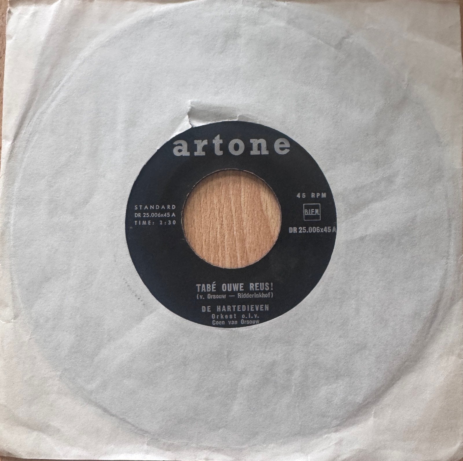 De Hartedieven - Tabé Ouwe Reus!  Single, Ophalen of Verzenden, Gebruikt