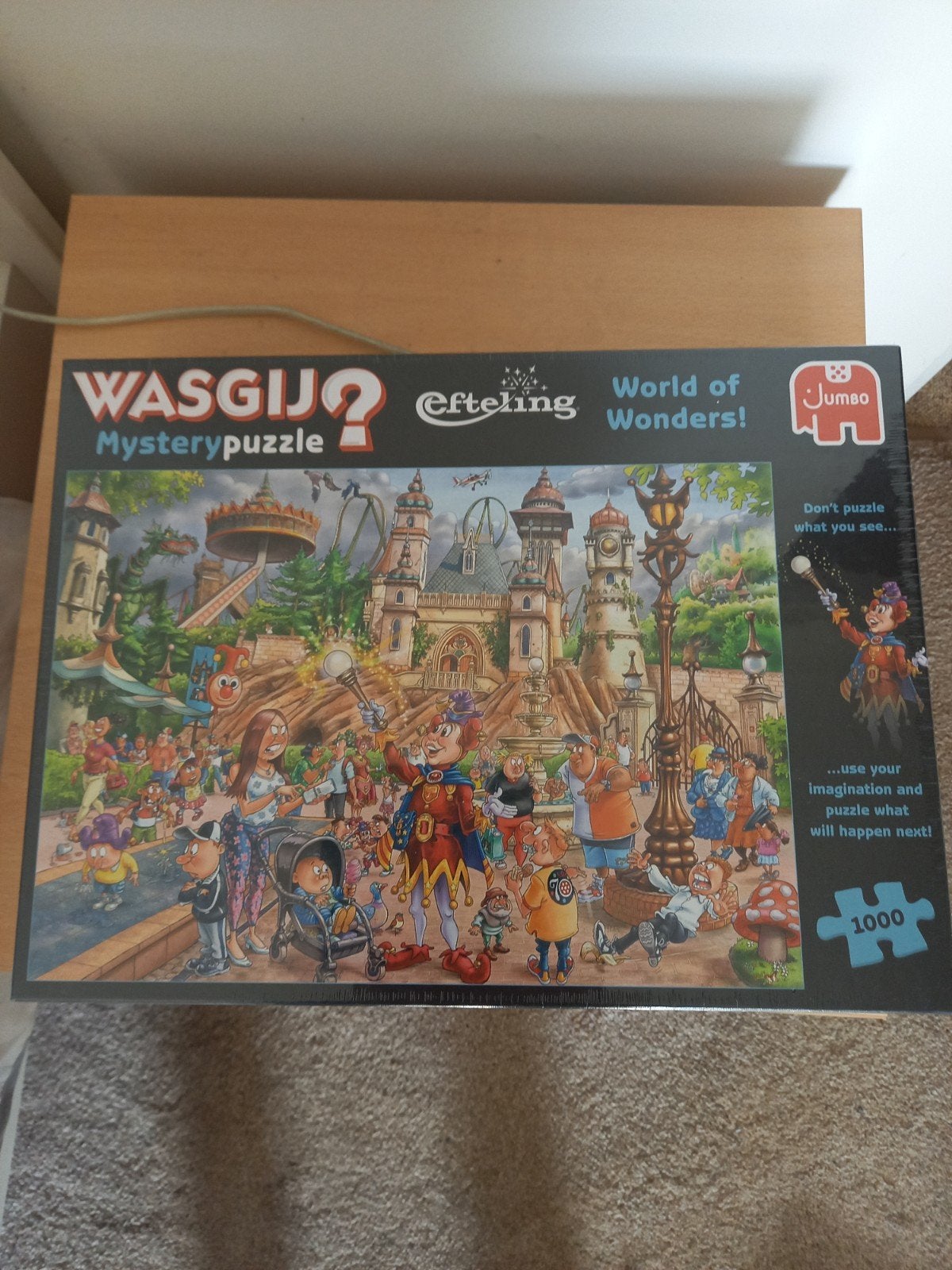 Wasgij Mysterypuzzel Efteling World of Wonders 1000 stukjes, Ophalen of Verzenden, Meer dan 50 stukjes, Nieuw, 6 jaar of ouder