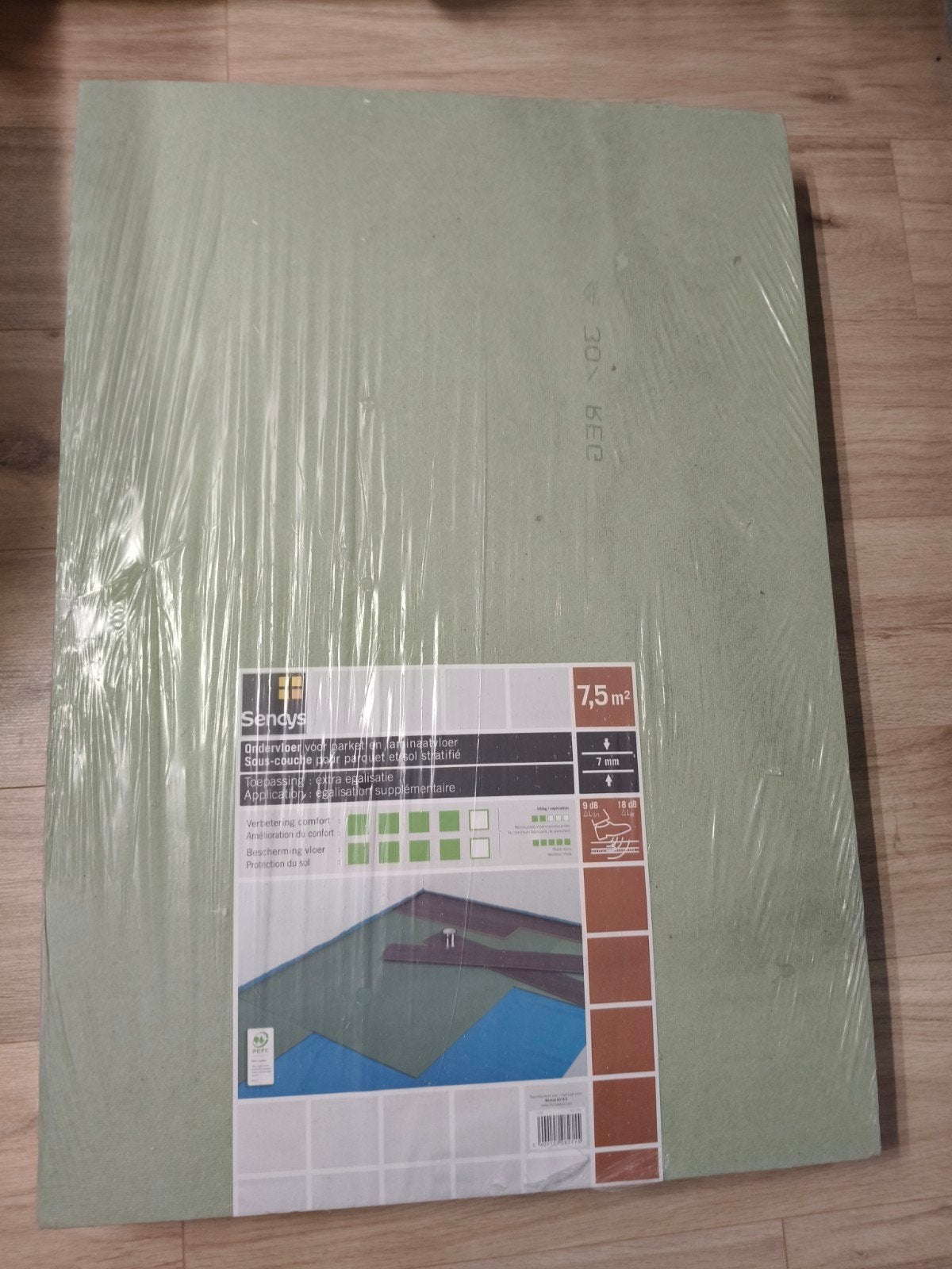 Sencys ondervloer 7mm 7,5m2, Ophalen, Overige materialen, 30 cm of meer, 50 tot 150 cm