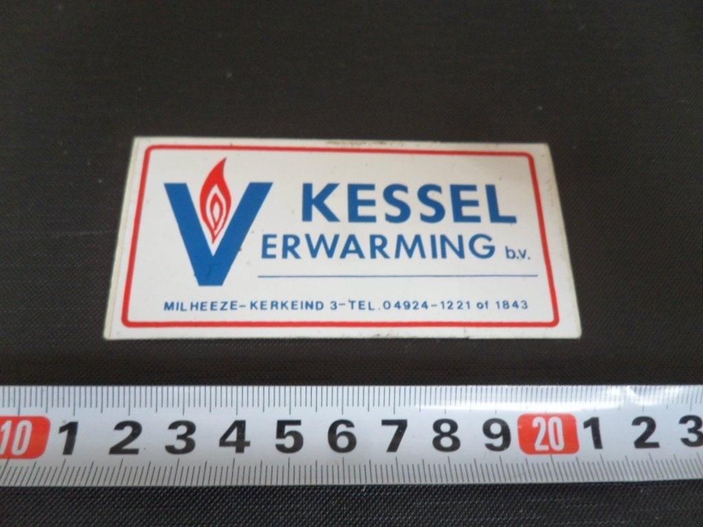 sticker milheeze KESSEL VERWARMING BV kerkeind 3, Ophalen, Zo goed als nieuw