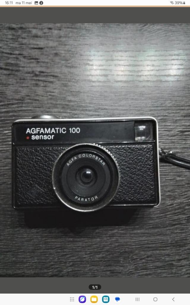 Vintage Agfa Agfamatic 100 Sensor camera., Ophalen of Verzenden, Gebruikt, Compact, Overige Merken