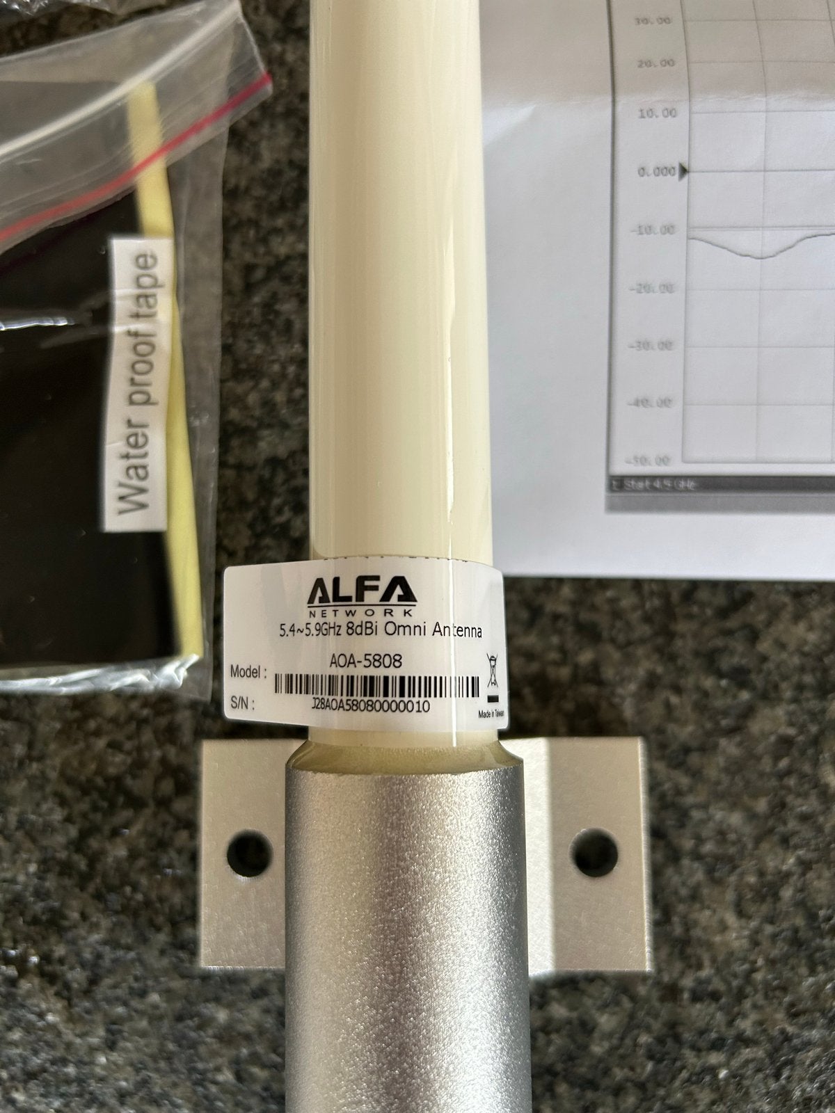 ALFA Network AOA-5808 Omni Antenne 5.4-5.9GHz 8dBi, Telecommunicatie, Antennes en Masten, Ophalen of Verzenden, Nieuw, Antenne