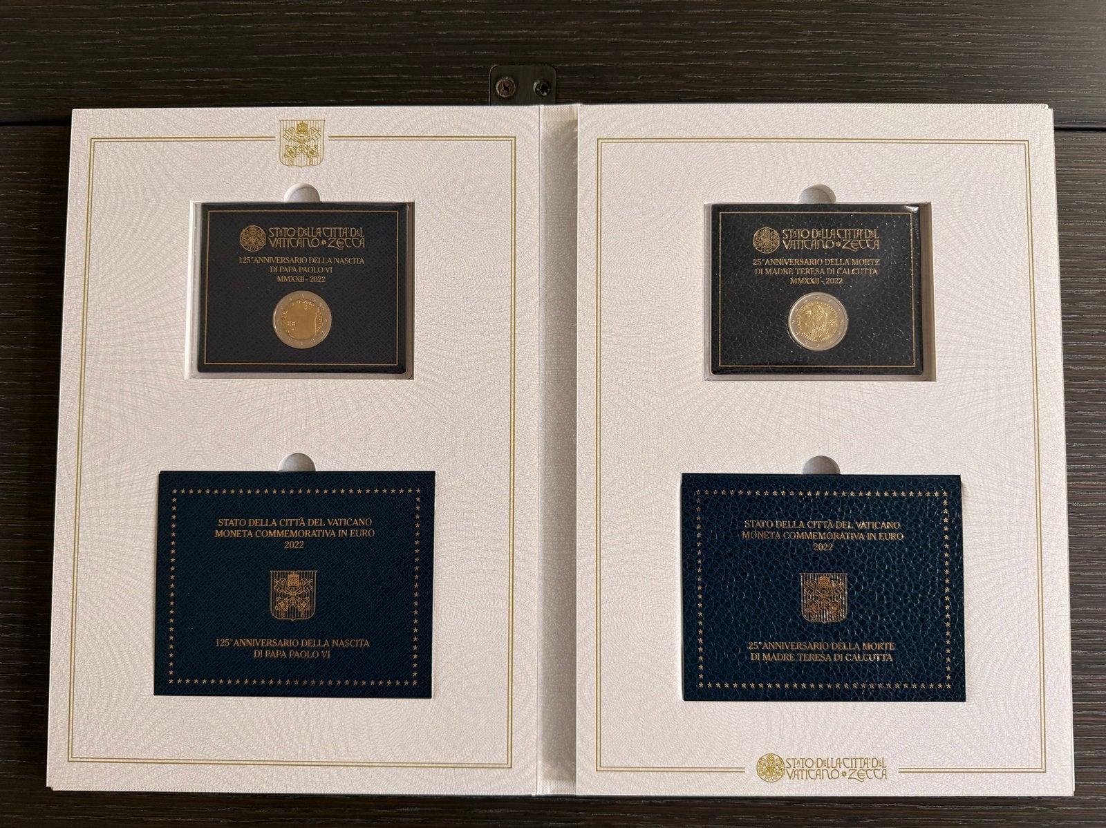Officiële Vaticaan Numismatische Set 2022 (MMXXII), Ophalen of Verzenden, Vaticaanstad, 2 euro
