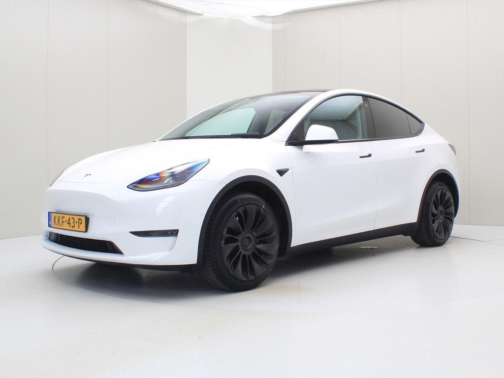 Tesla Model Y Long-Range AWD 351pk 75 kWh 87% SoH [ RYZEN AM, Auto's, Tesla, Bedrijf, Te koop, Model Y, 4x4, ABS, Achteruitrijcamera
