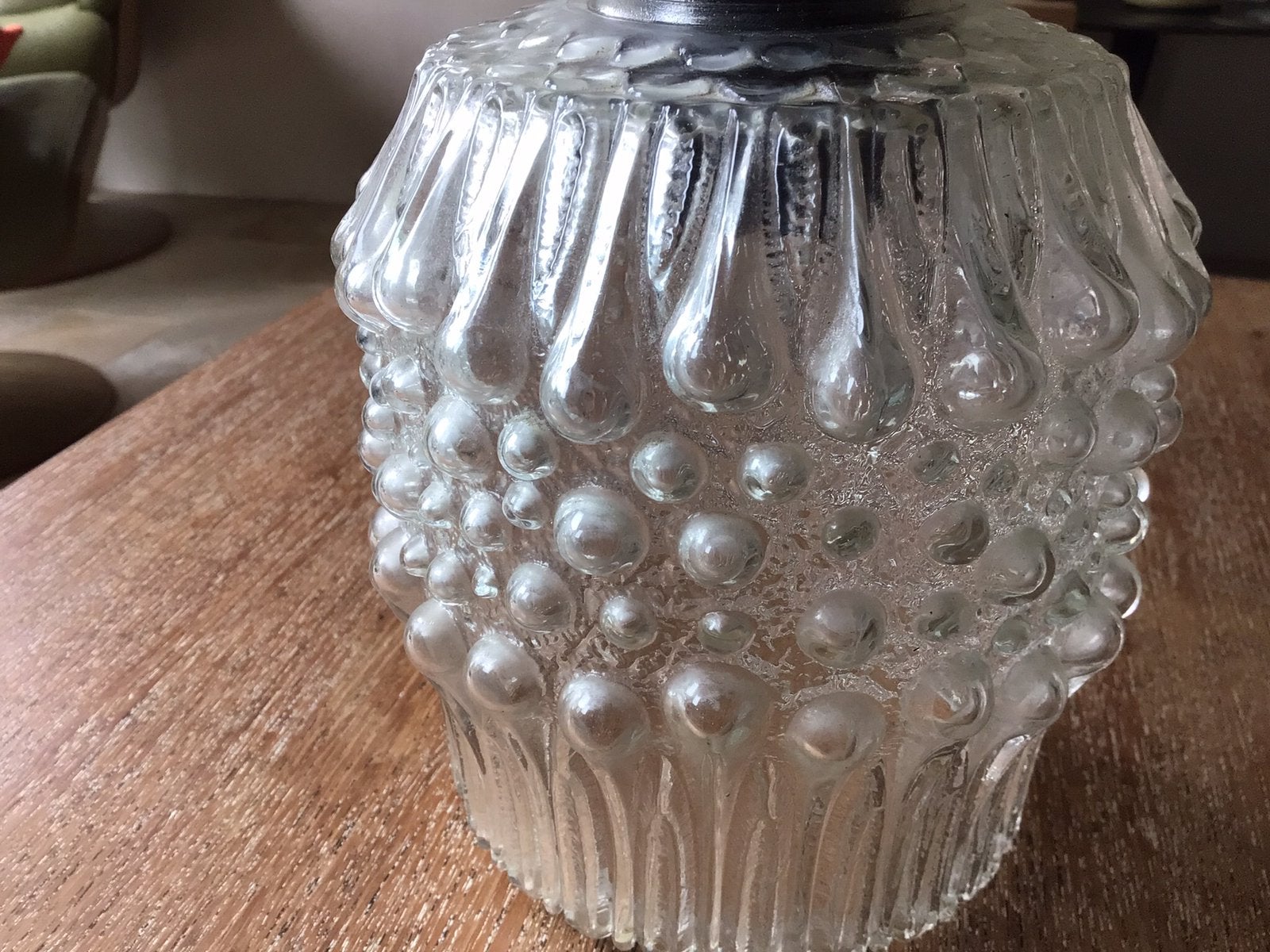 Glazen hanglamp, Helena Tynell, Limburg glashutte., Ophalen of Verzenden, Zo goed als nieuw