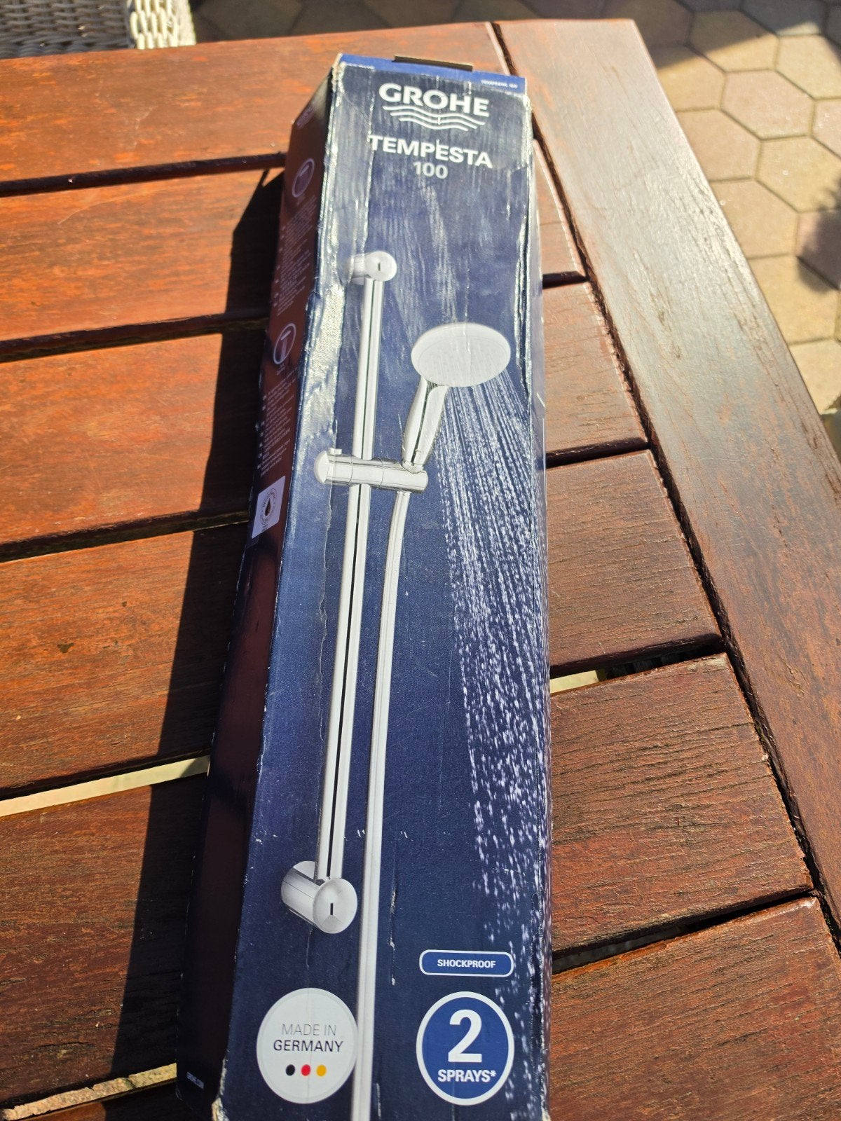 nieuwe Grohe glijstang (Tempesta 100), Ophalen of Verzenden, Nieuw, Chroom, Douche