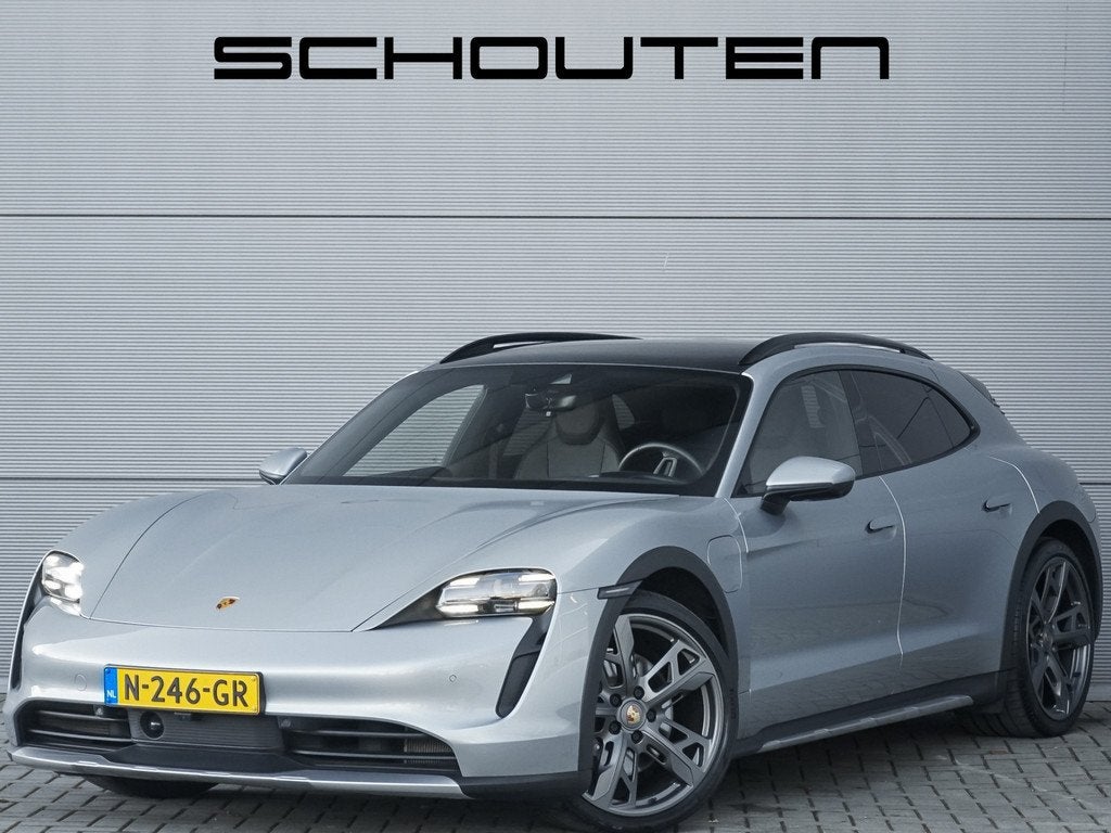 Porsche Taycan Cross Turismo 4 93 kWh Pano Luchtvering PASM, Auto's, Porsche, 12 maanden, Zwart, 4 stoelen, SUV of Terreinwagen