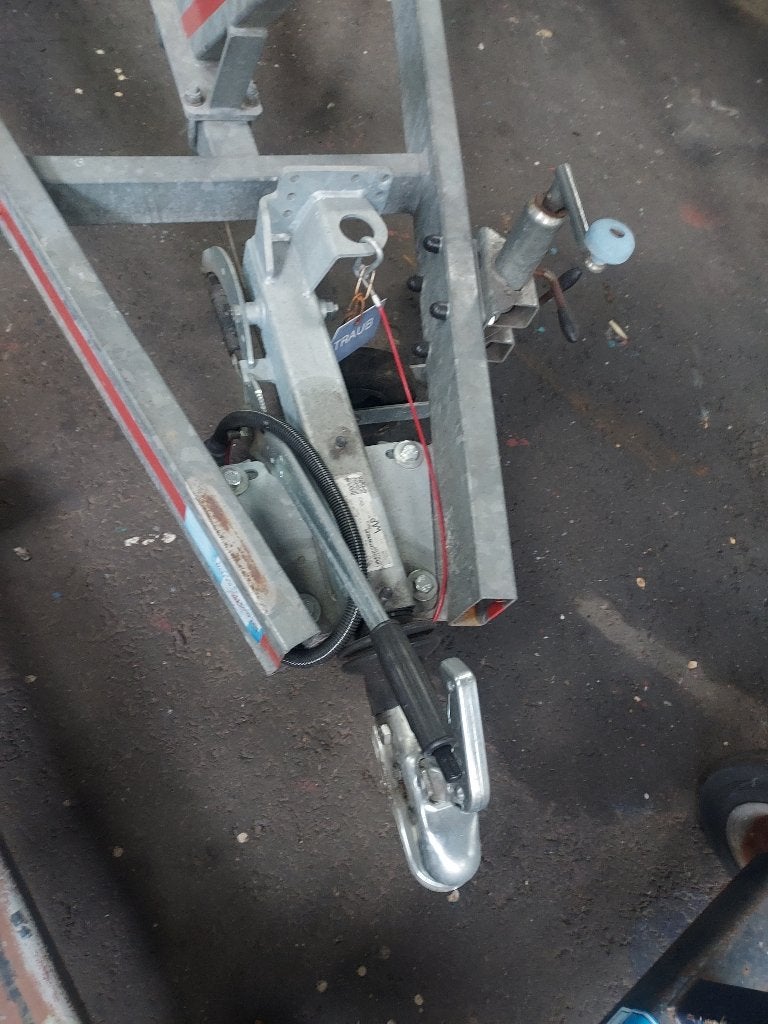 Wick  Nette,complete RDW geremde boottrailer enkelassig, Watersport en Boten, Ophalen, Minder dan 1500 kg, Gebruikt, Verstelbare verlichting