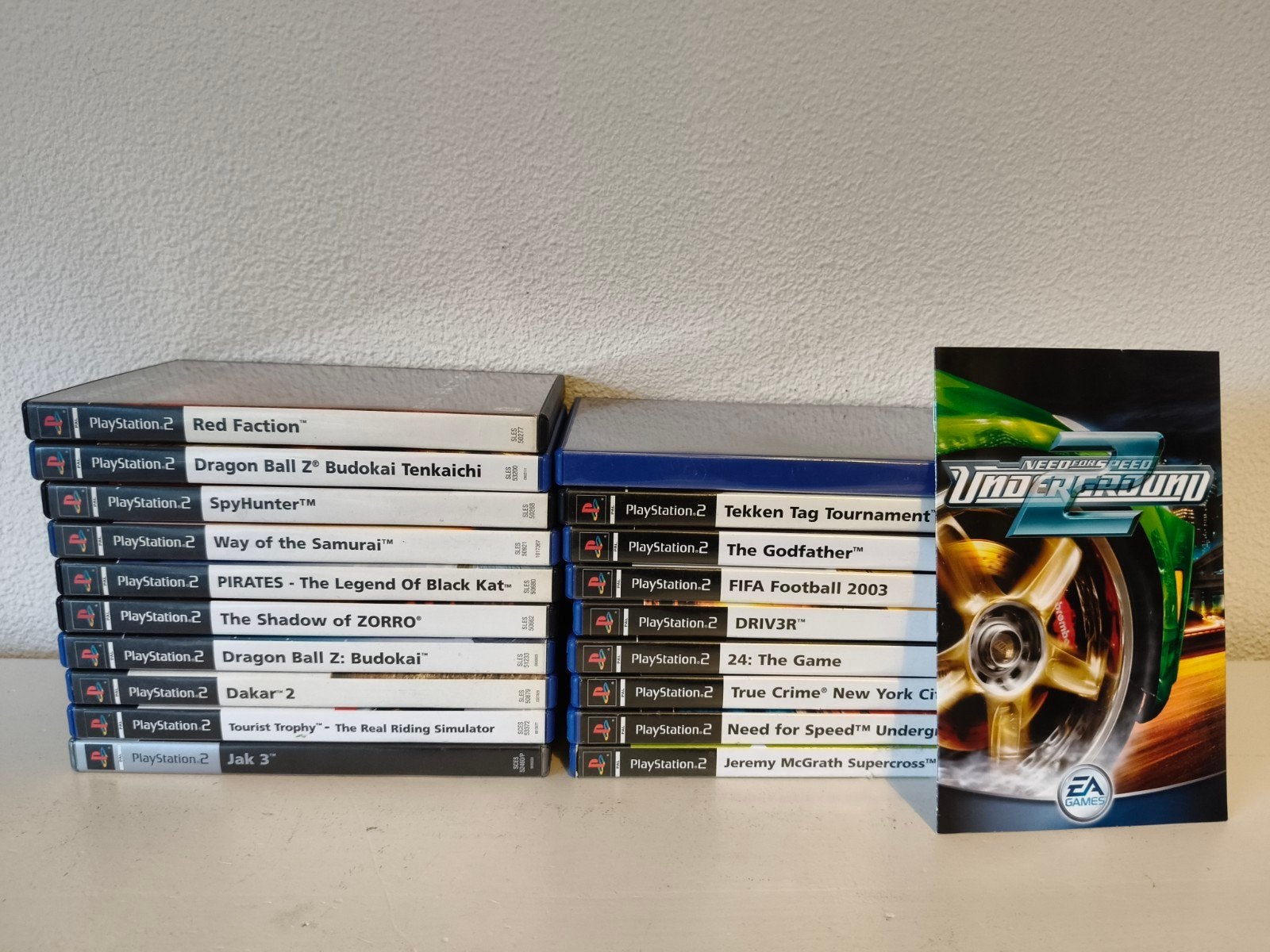 19 PlayStation 2 games, Gebruikt, Vechten, 1 speler, Ophalen of Verzenden