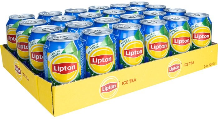 1 tray Lipton ice tea sparkling, Ophalen of Verzenden