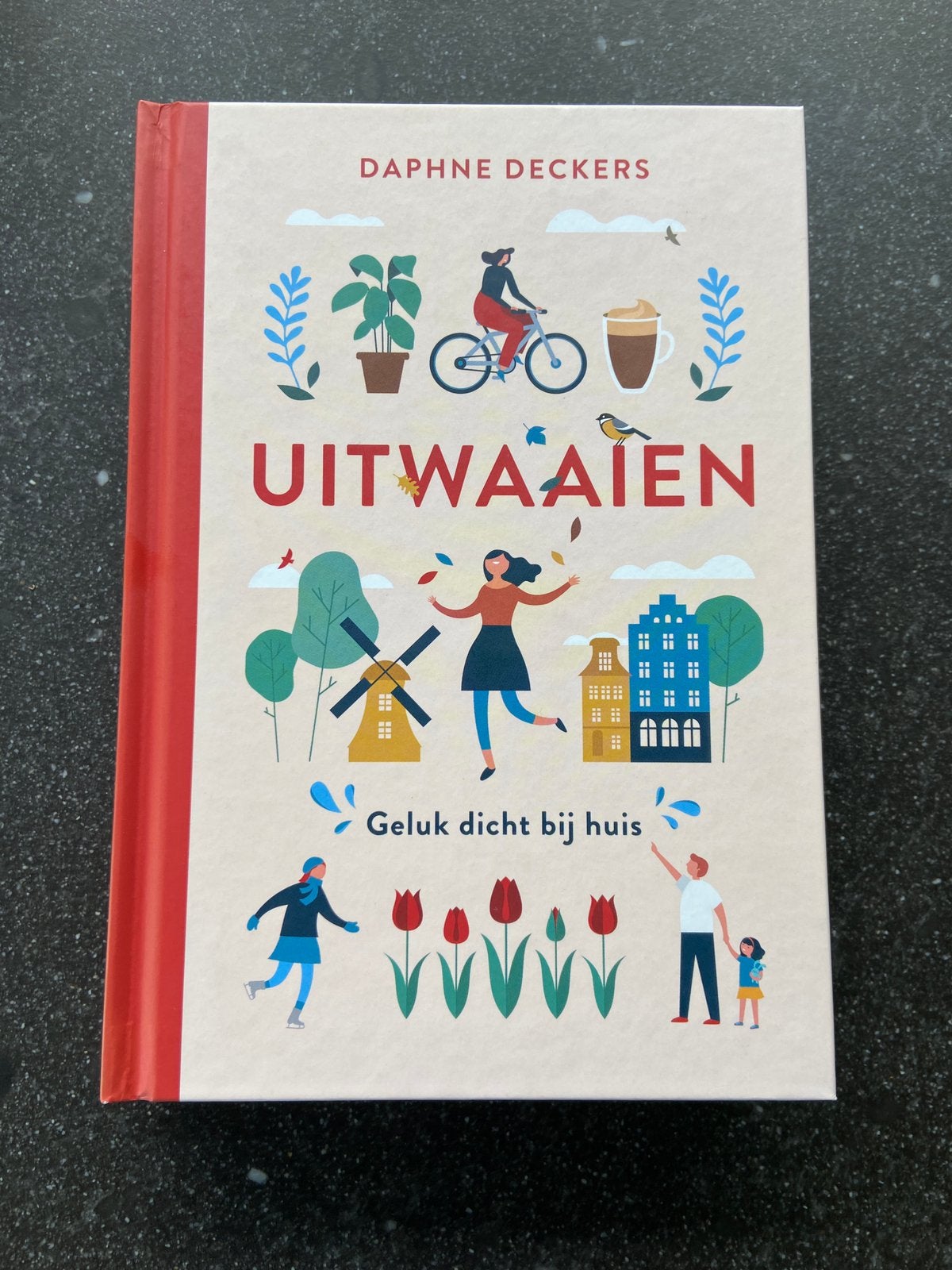 Daphne Deckers - Uitwaaien boek als nieuw leuk cadeau, Ophalen of Verzenden, Zo goed als nieuw, Daphne Deckers
