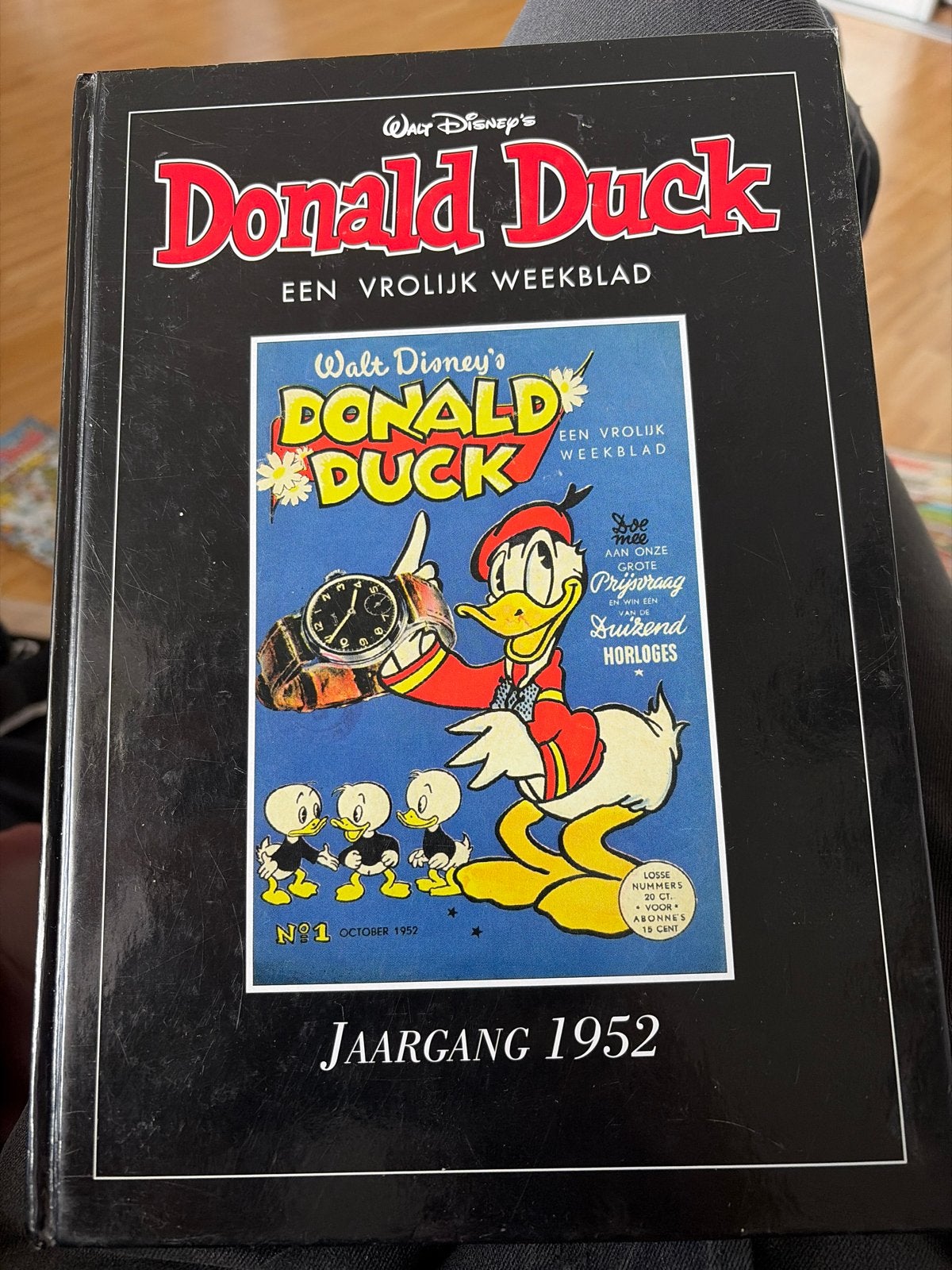 Donald Duck gebundelde jaargang 1952 - Hardcover, Complete serie of reeks, Ophalen of Verzenden, Gelezen