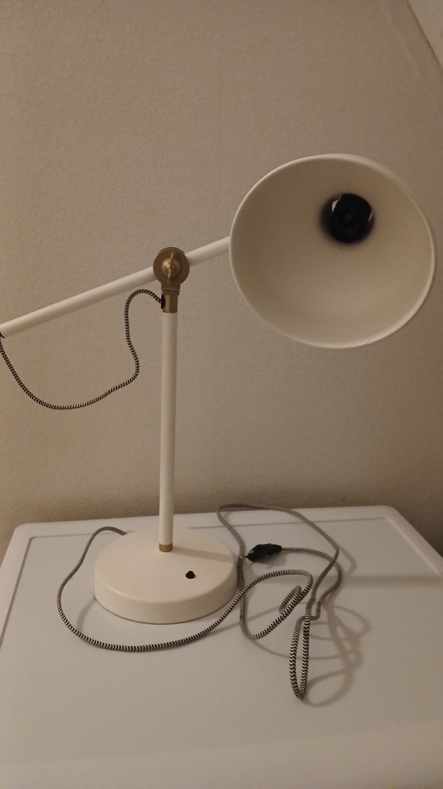 Ikea buro lamp wit Ranarp, Wit, Ophalen of Verzenden, Metaal, IKEA