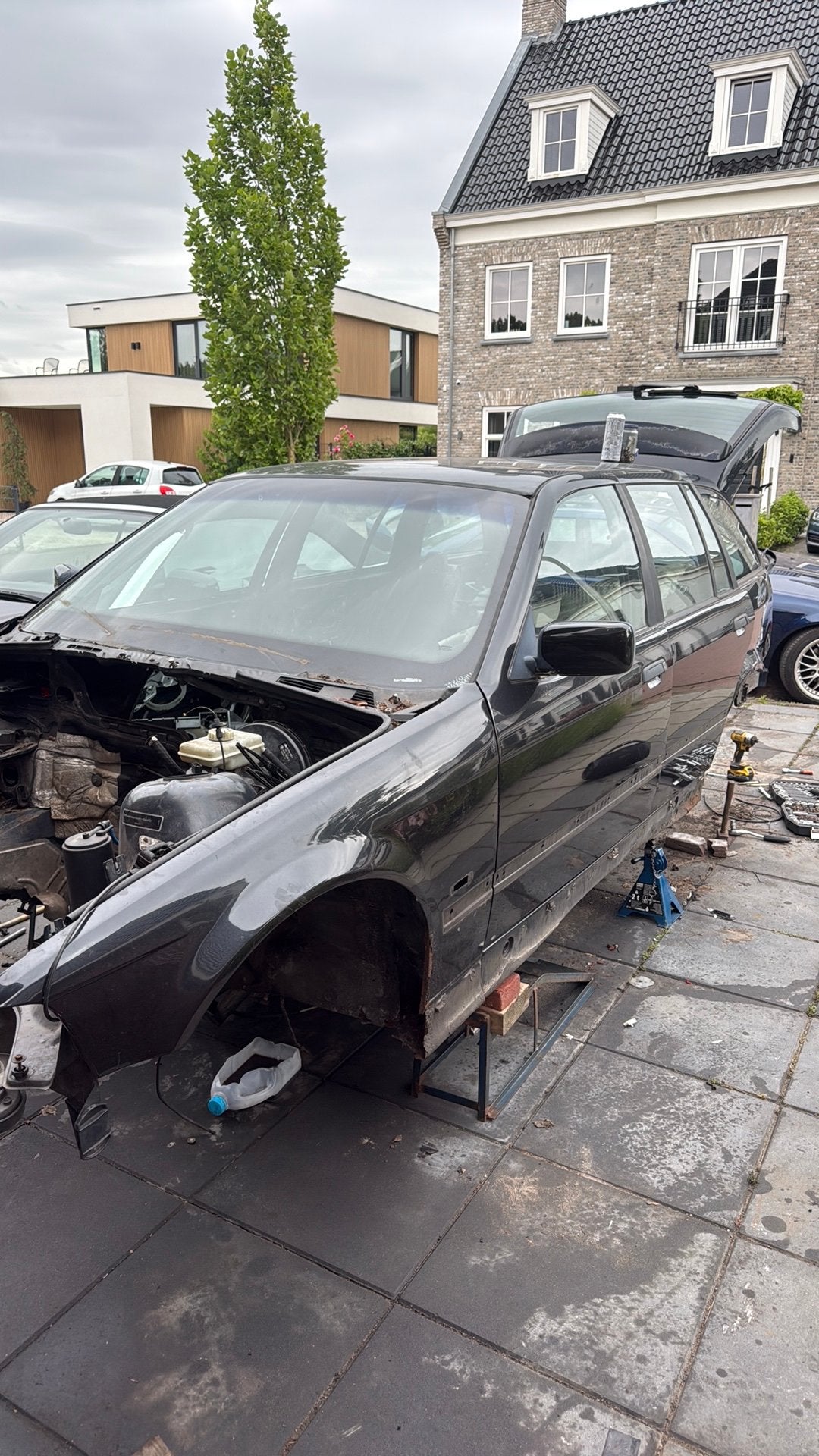 BMW E36 328i Touring Chassis met diverse onderdelen, Ophalen, Gebruikt, Voor, BMW
