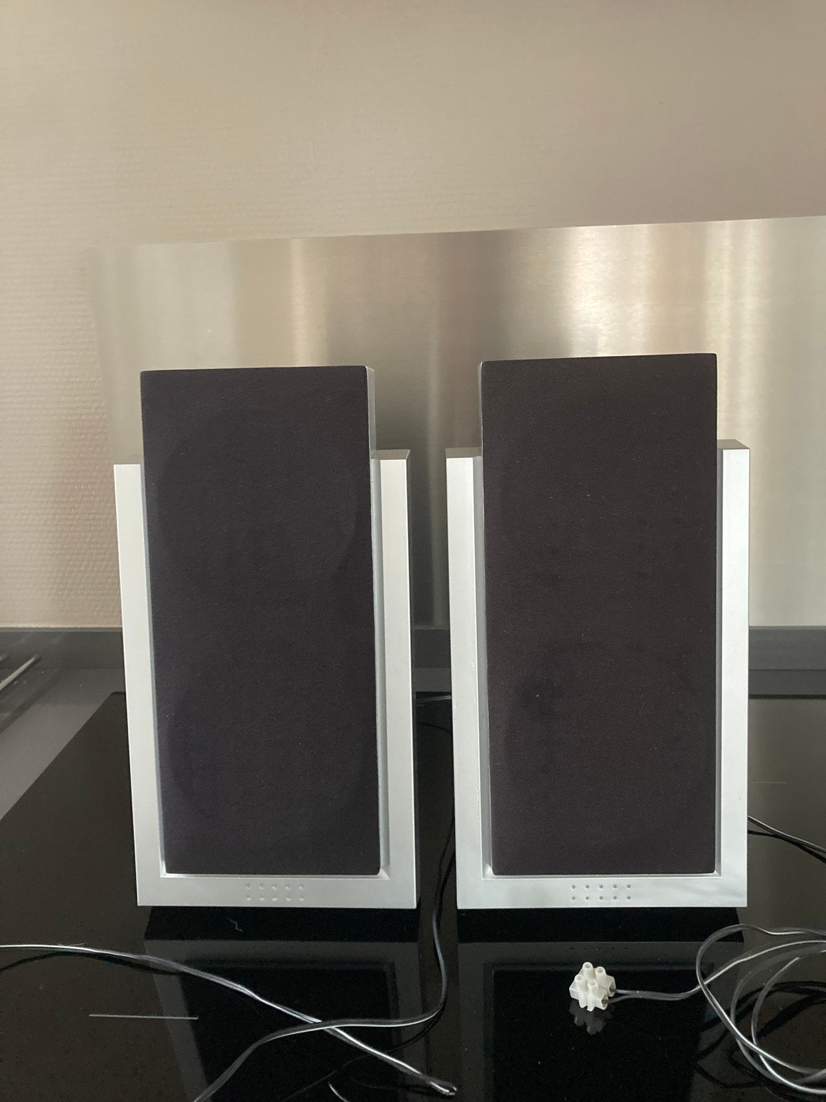 2 Tevion geluidsboxen, Ophalen of Verzenden, Gebruikt, Minder dan 60 watt, Overige merken