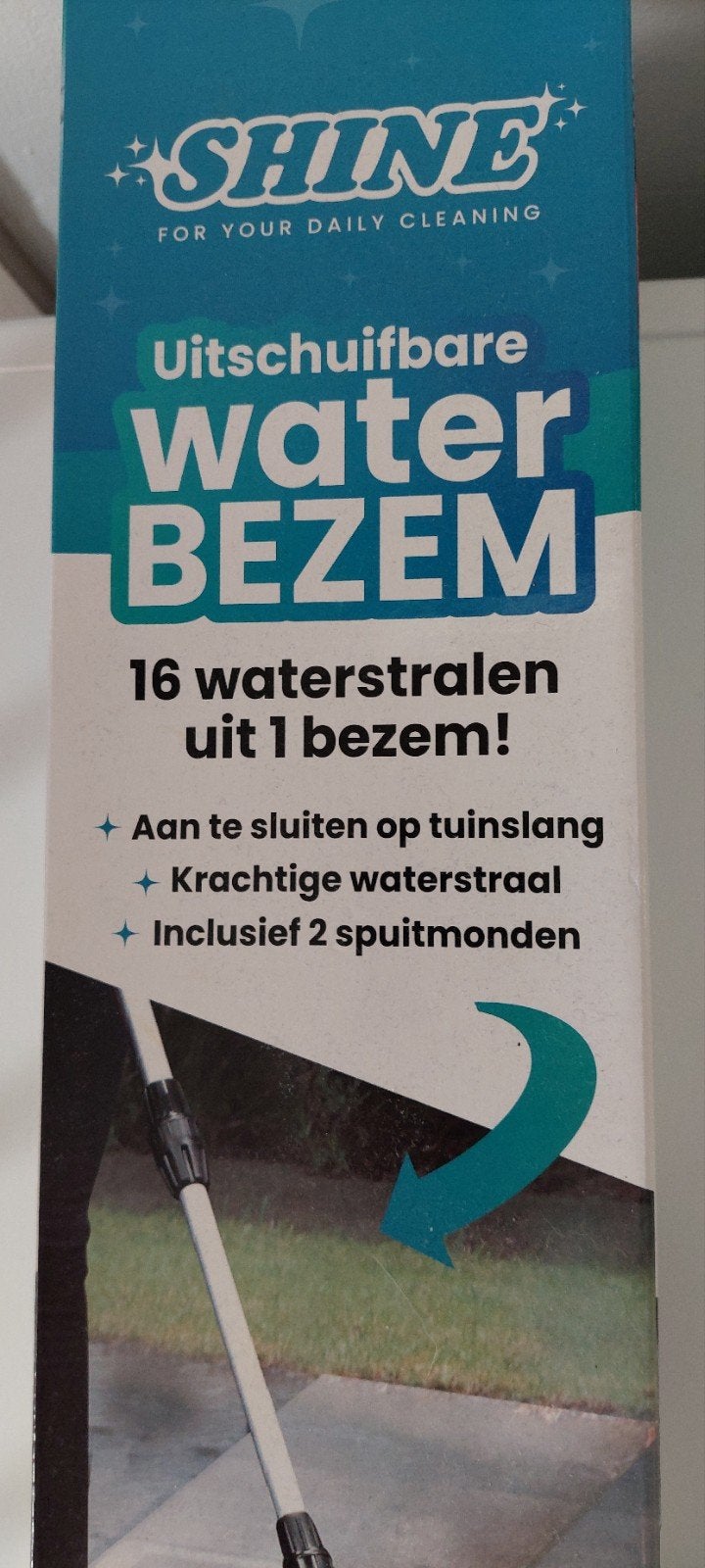 Uitschuifbare waterbezem. Nieuw in verpakking. Ongebruikt., Ophalen of Verzenden, Nieuw, Elektrisch