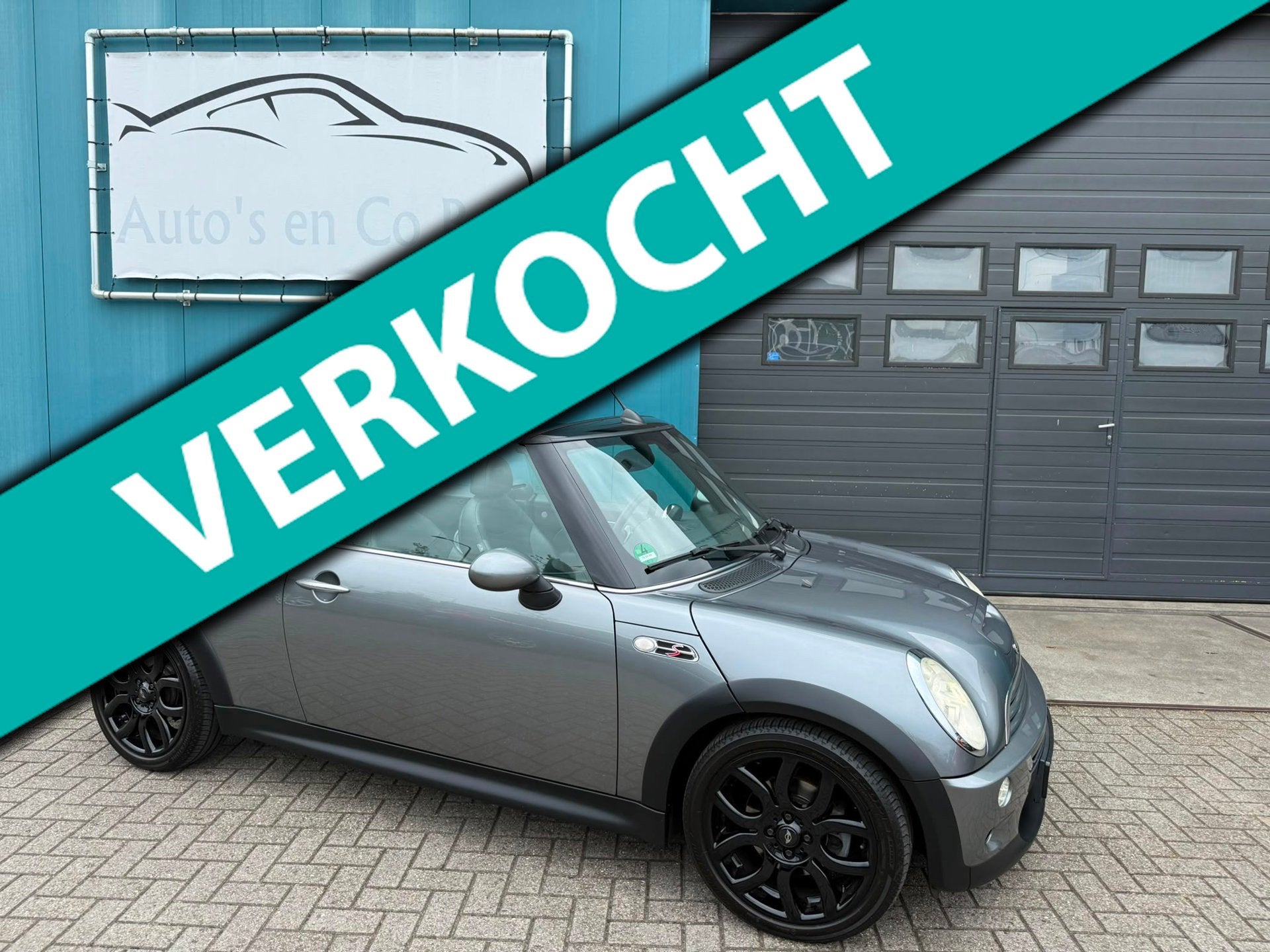 Mini Mini Cabrio 1.6 Cooper S Chili Automaat Clima Cruise 17, Auto's, Gebruikt, Zwart, 4 cilinders, Cabriolet