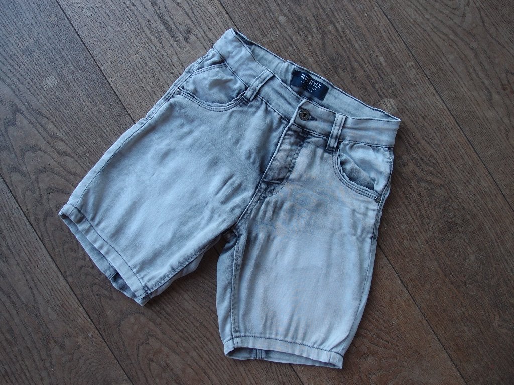 Stoere Blue Seven jongens jeans short korte broek 152 slim, Broek, Blue seven, Ophalen of Verzenden, Zo goed als nieuw