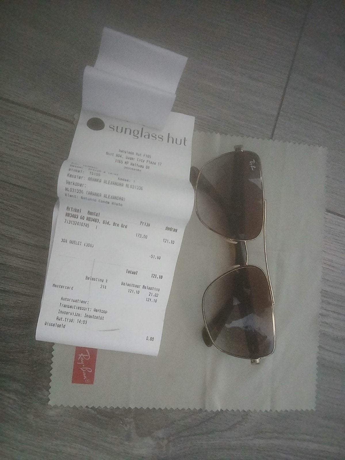 ray ban bruin glas nieuw, Ophalen of Verzenden, Nieuw, Bruin, Ray-Ban