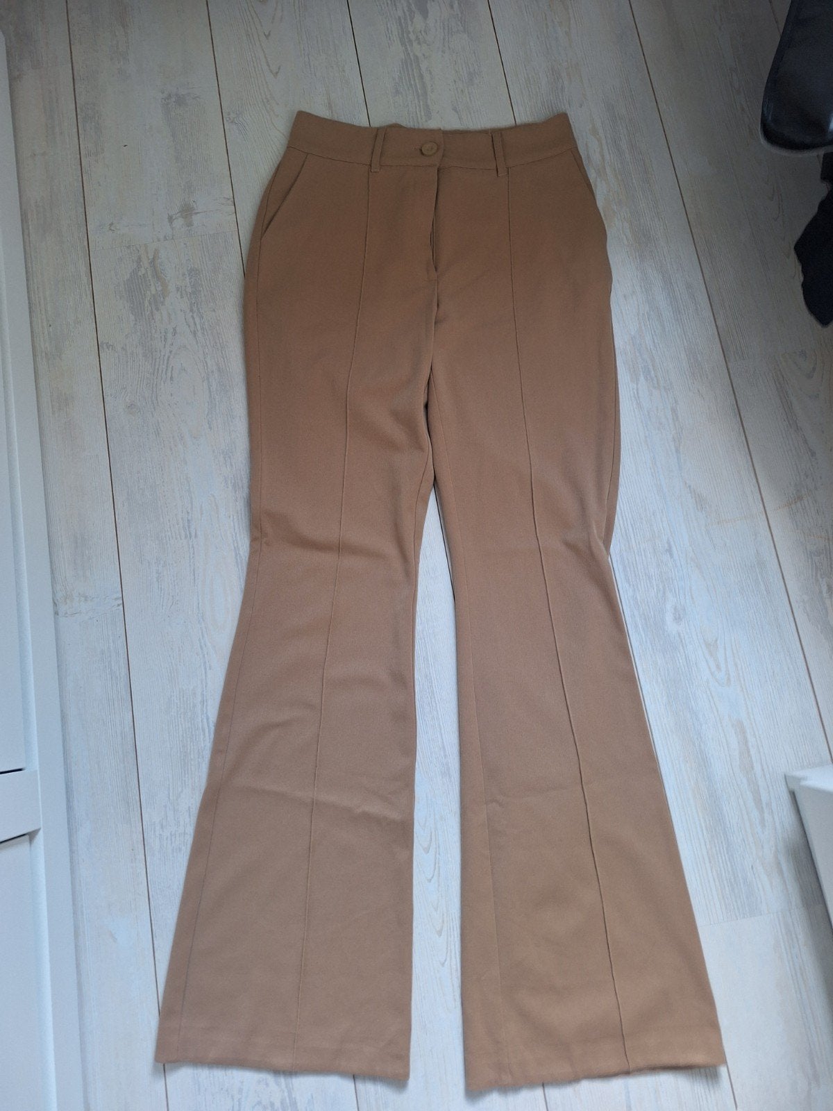 Costes Atelier flared broek - Zo goed als nieuw - Maat M, Maat 38/40 (M), Bruin, Costes Atelier, Ophalen of Verzenden