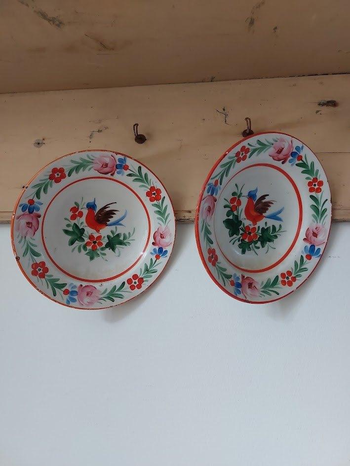 Antieke wandbordjes, Antiek en Kunst, Antiek | Wandborden en Tegels, Ophalen of Verzenden