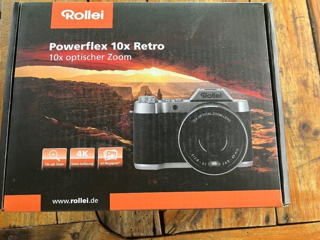Powerflex 10x retro camera, Nieuw, Compactcamera, Overige Merken, 8 keer of meer
