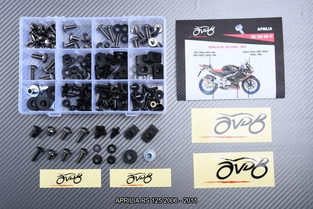 Kuip bouten set voor APRILIA RS 125 RS4 50 2006 2011, Ophalen of Verzenden, Nieuw