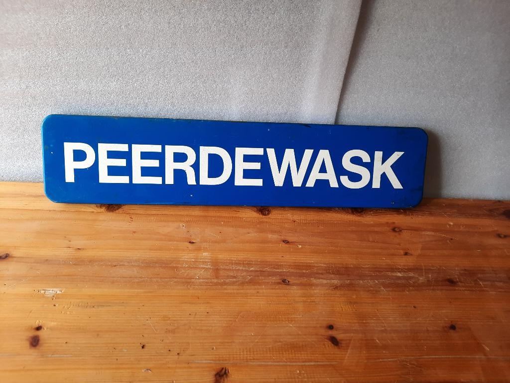 Straatnaambord Peerdewask uit Winsum, Groningen, Ophalen, Gebruikt, Overige typen