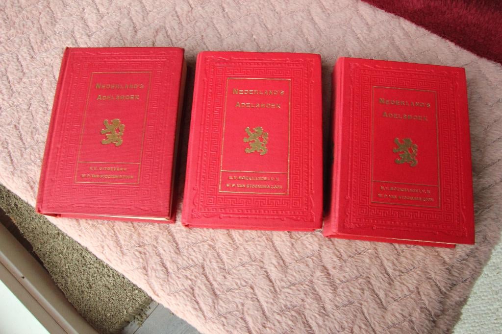 Nederland's Adelsboek  1935,1936,1959, Ophalen of Verzenden