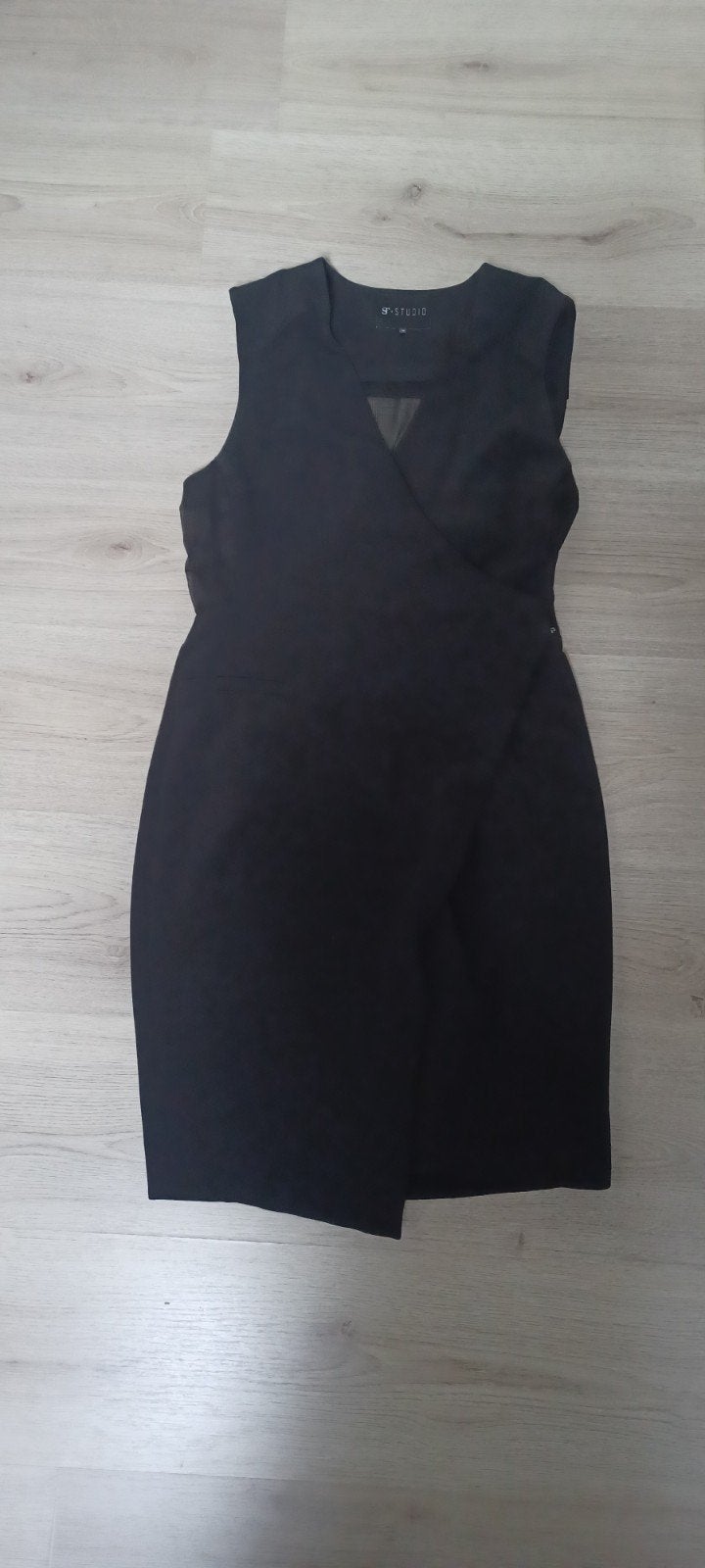 Zwarte Supertrash Studio jurk maat 38/40 (M), Maat 38/40 (M), Studio, Zwart, Ophalen of Verzenden