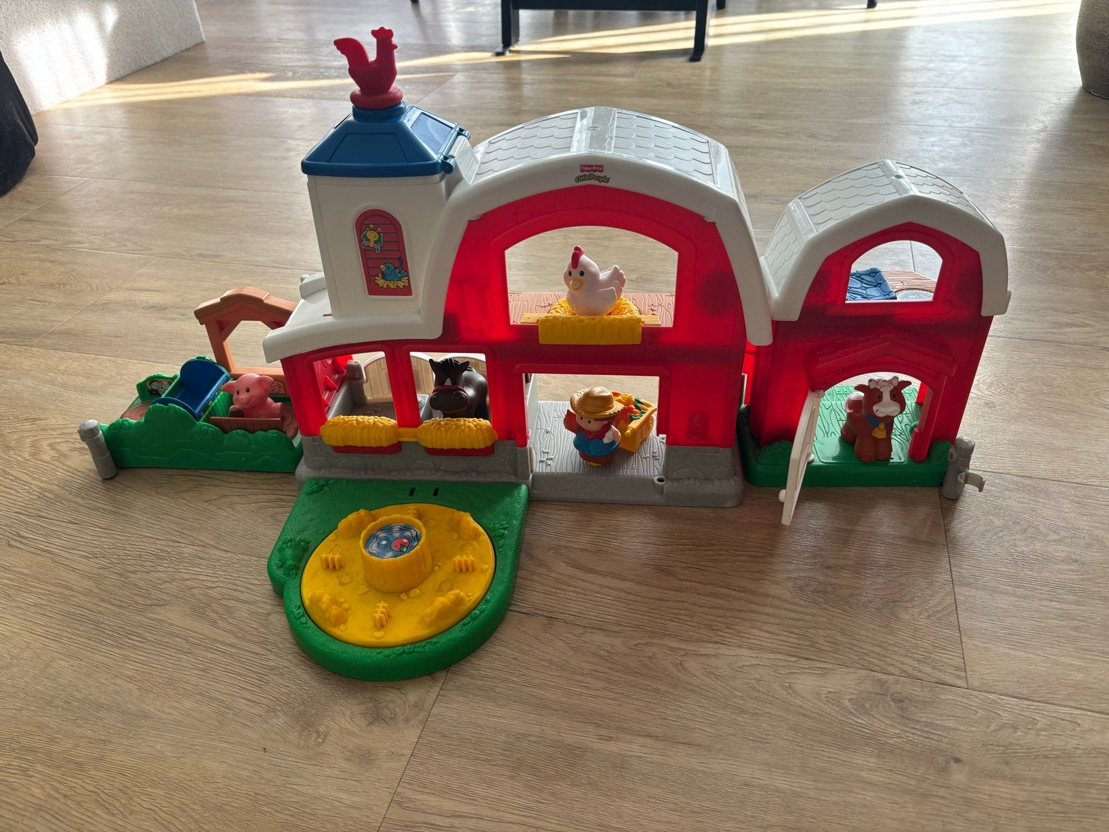 Fisher Price Little People speelboerderij met geluid, Ophalen of Verzenden, Gebruikt, Overige typen, Met geluid