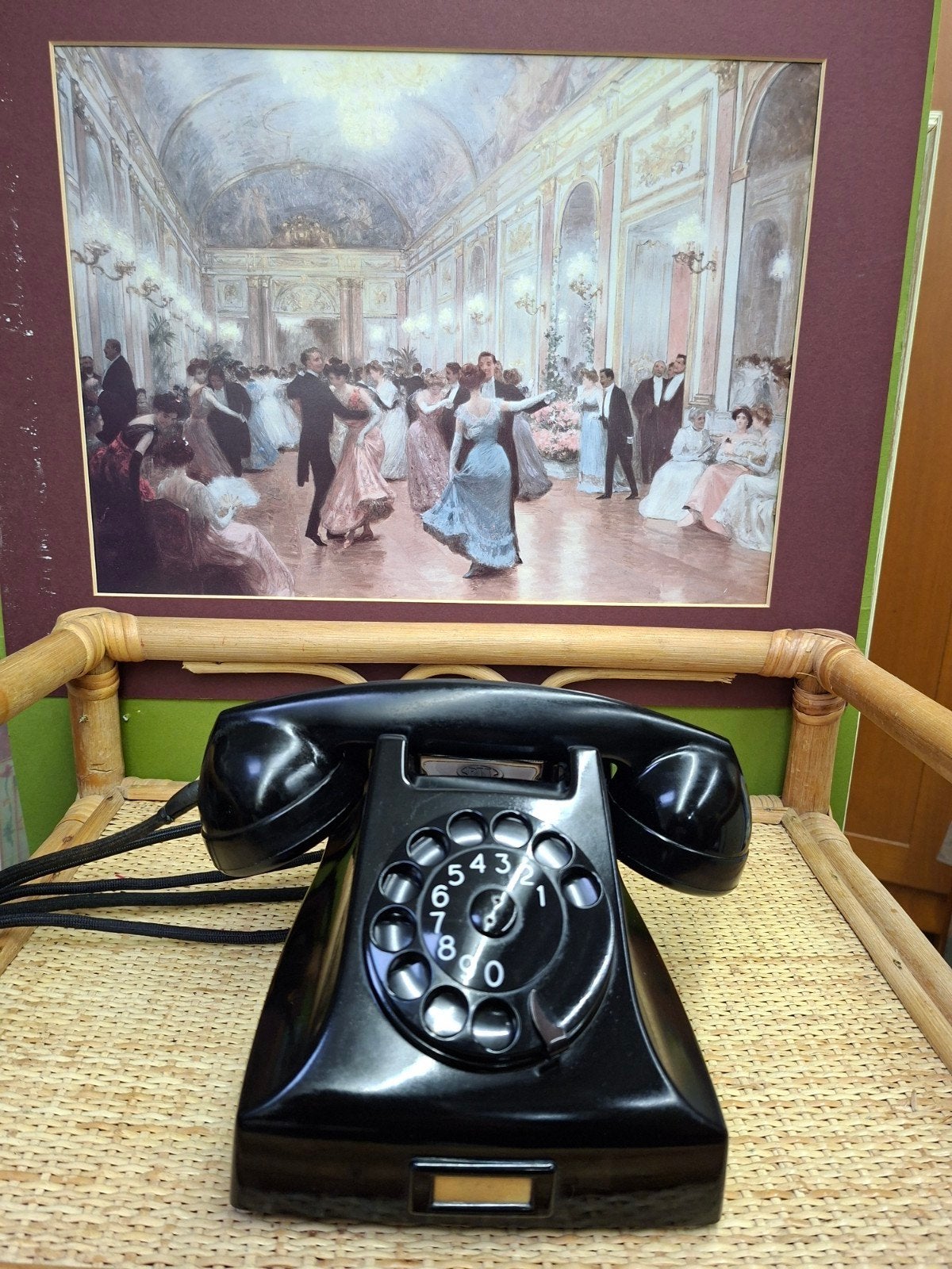Oude Bakelieten telefoon, WERKEND., Ophalen of Verzenden, Refurbished