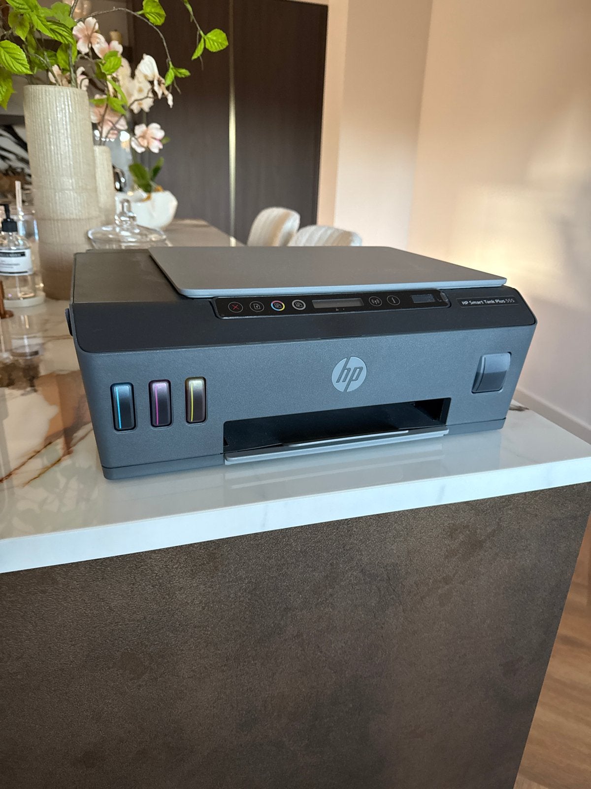 HP Smart Tank Plus 555 All-in-One Printer, Computers en Software, Inkjetprinter, All-in-one, Kleur printen, Ophalen of Verzenden