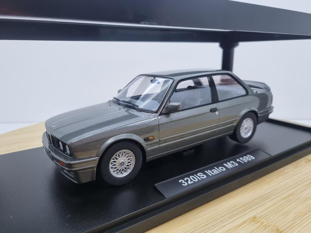KK Scale BMW 320iS E30 Italo M3 Grijs Metallic 1:18, Hobby en Vrije tijd, Modelauto's | 1:18, Overige merken, Auto, Ophalen of Verzenden