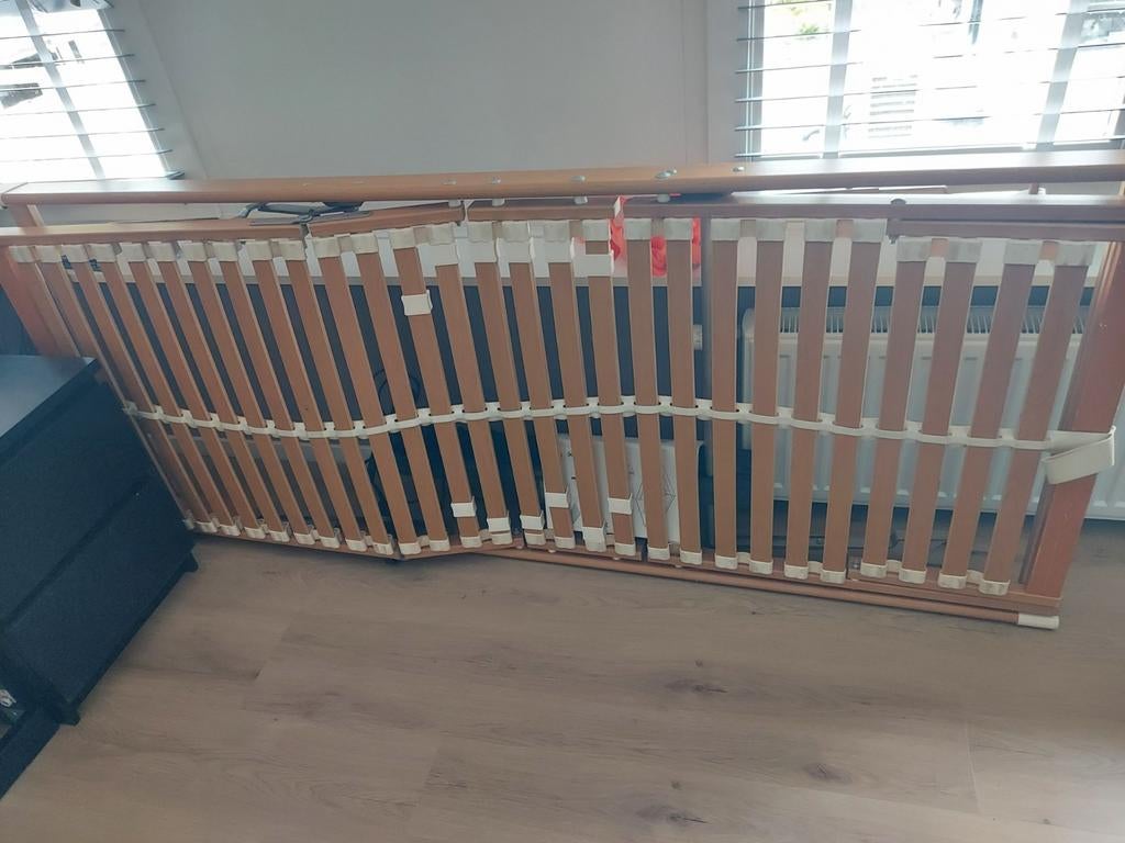 Lattenbodem elektrische 2x, Ophalen, Gebruikt, Eenpersoons, 80 cm