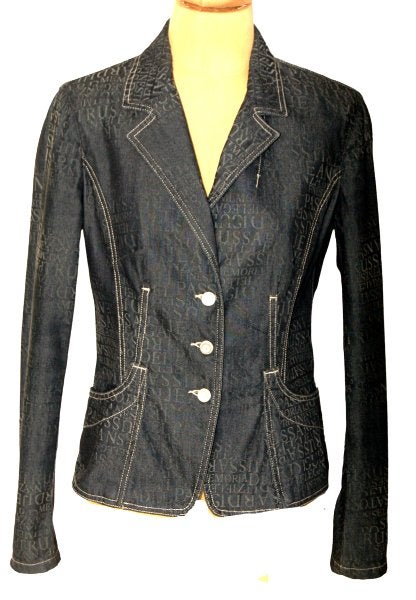 Nieuw Trussardi Jeans jasje, blazer, blauw, Mt. M, Maat 38/40 (M), Nieuw, Jasje, Trussardi Jeans
