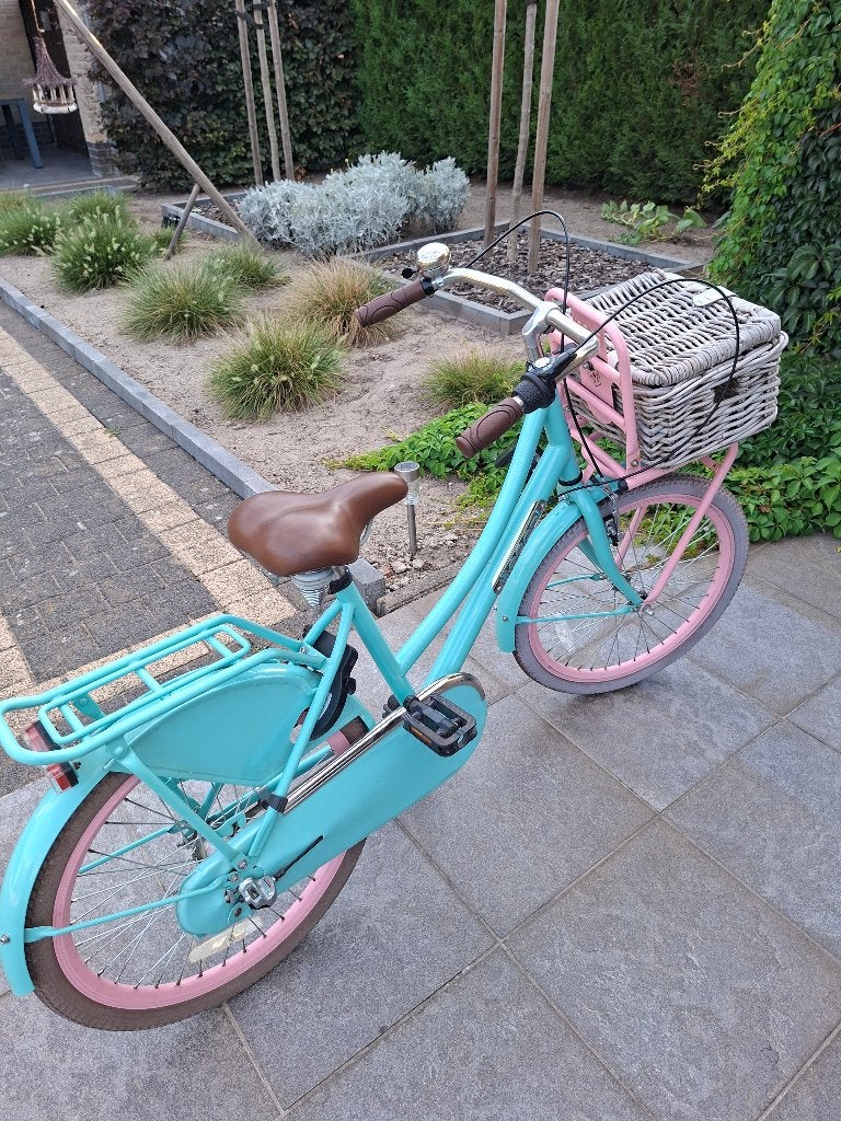 Popal meisjesfiets 22 inch, Fietsen en Brommers, Fietsen | Meisjes, Ophalen, Terugtraprem, 22 inch, Gebruikt