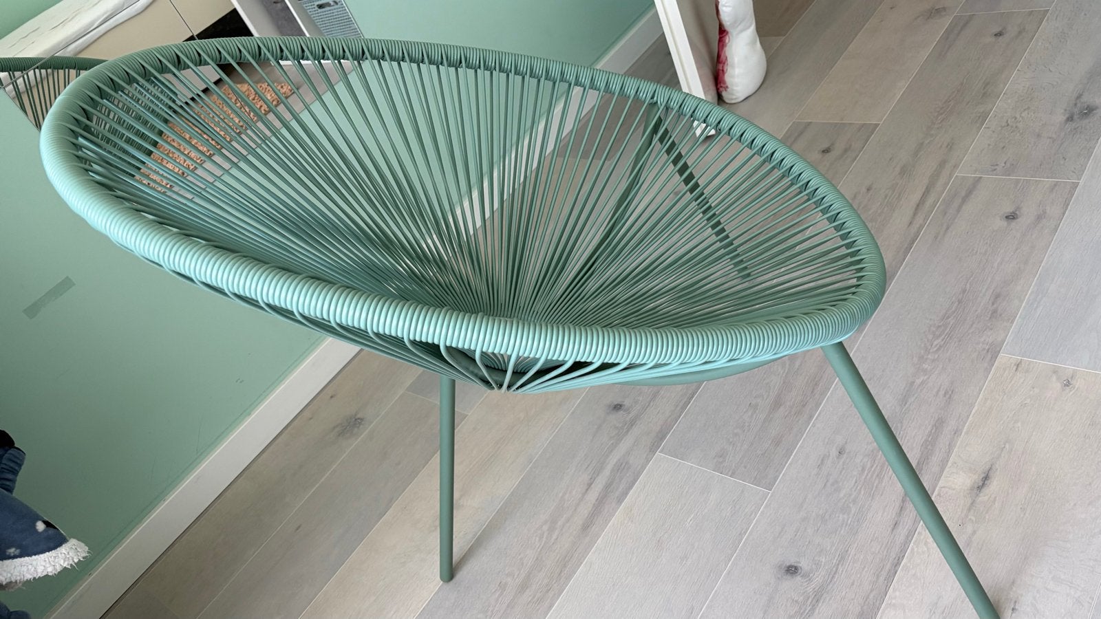 Groene Acapulco stoel, Ophalen, Kunststof, Overige kleuren, Zo goed als nieuw