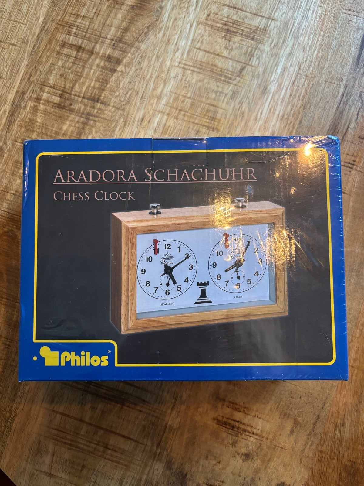 Nieuwe Aradora Schachuhr / Chess Clock van Philos, Ophalen of Verzenden, Nieuw, Schaken