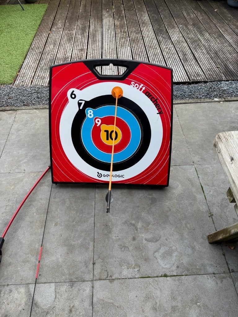 Geologic Soft Archery set boog met pijlen in opberkofer, Ophalen, Gebruikt, Pijlen