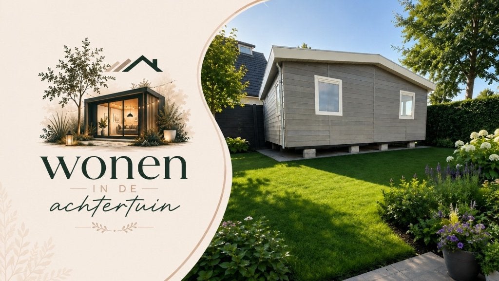 **Huis huren of kopen te duur? Wonen in de achtertuin **