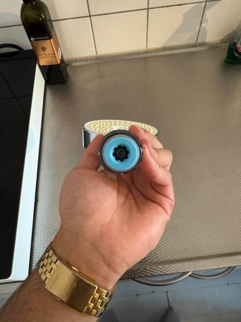 Douchekop met kralenfilter, Ophalen, Zo goed als nieuw, Chroom, Douche